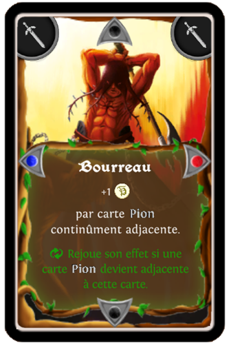 La carte Bourreau du jeu Conseil de Guerre